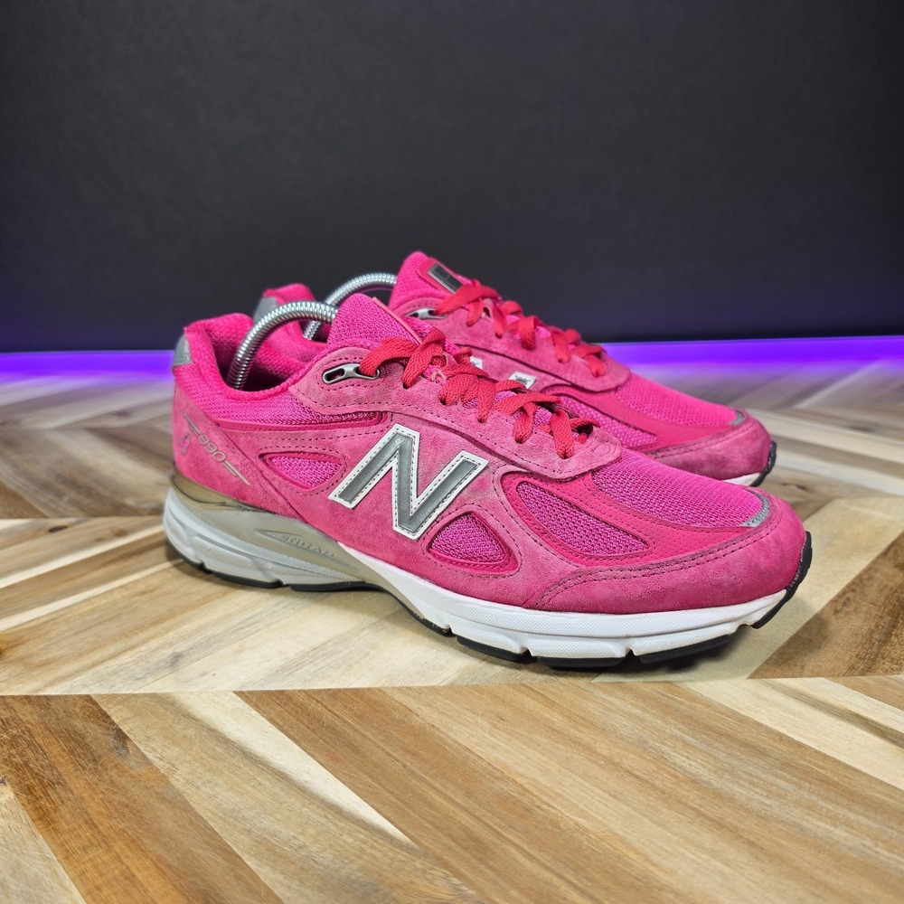 New Balance 990v4 Pink Ribbon Men's 9.5 D Susan G Komen M990KM4 Made USA
